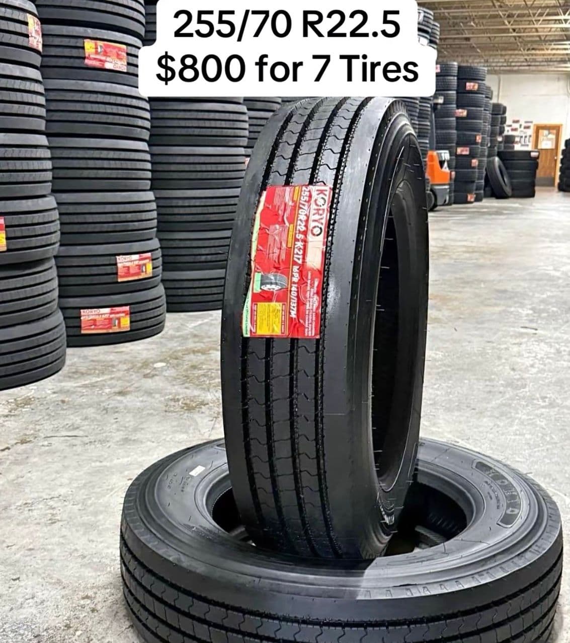 255/70 R22.5 KORYO VIRGIN thumbnail 3