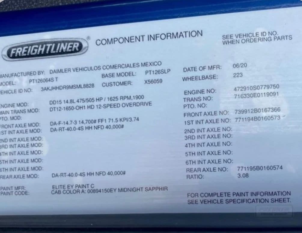 Freightliner Cascadia 126 thumbnail 6