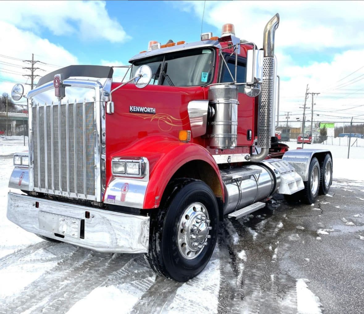 Kenworth W900 Extended Day Cab